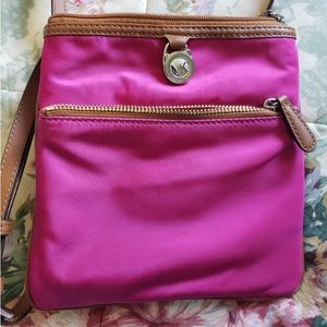 Michael Kors - Pink Nylon Crossbody Bag